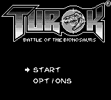 Turok - Battle of the Bionosaurs Title Screen